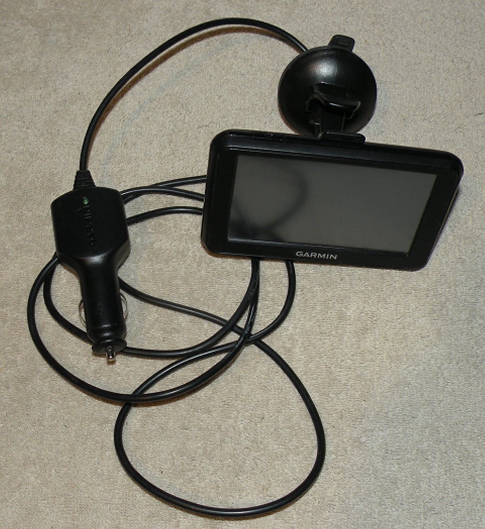 Garmin Nuvi 40LM 4.3 Inch Portable Dash Mount GPS Car Charger Tested Working
